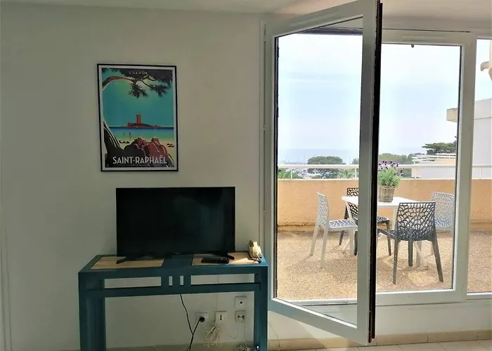 דירה Les Orangers De Santa Lucia, Vue Et Port, St Raphael *